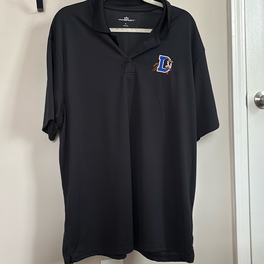 Men’s (XL) Durham Bulls black collared polo